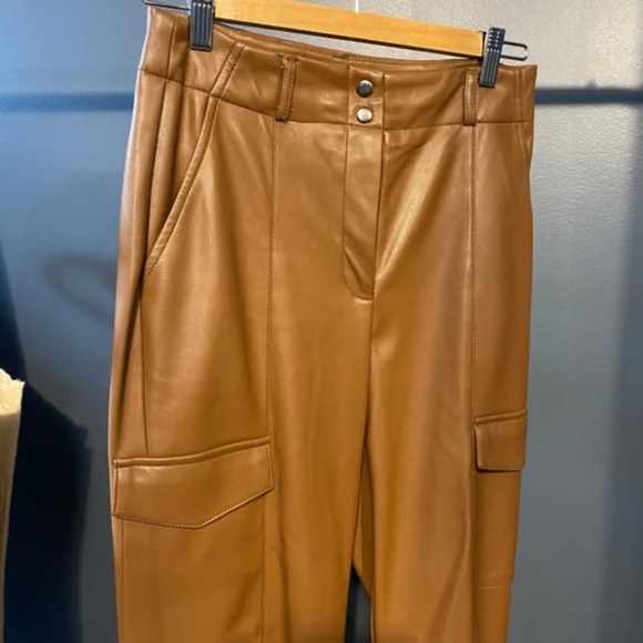 Dynamite brown leather cargo pants - Picture 5 of 6